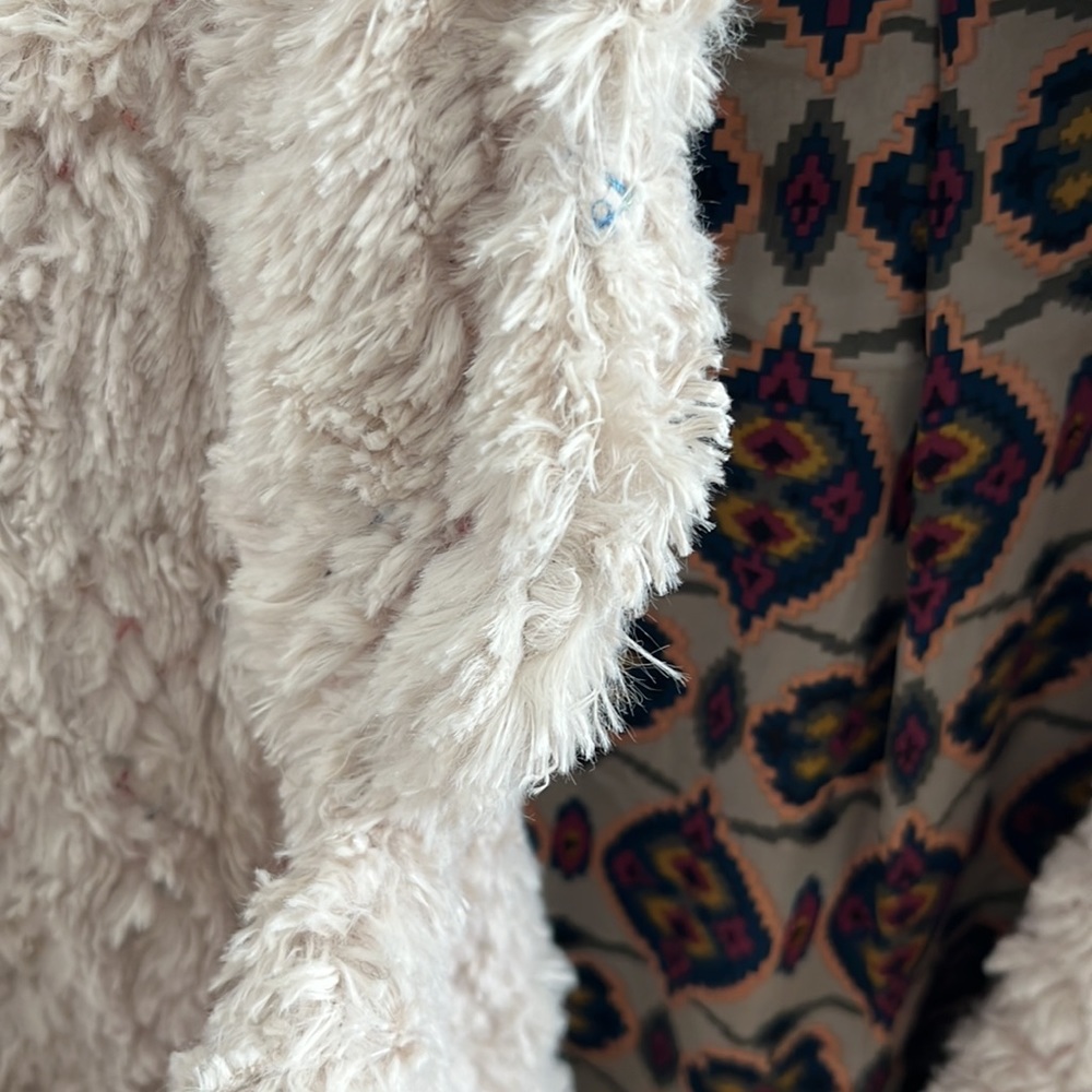 Off White Furry Jacket - image 3